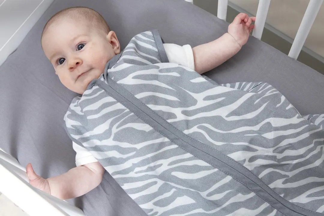 Meyco Zebra Babyslaapzak 70cm - Grijs