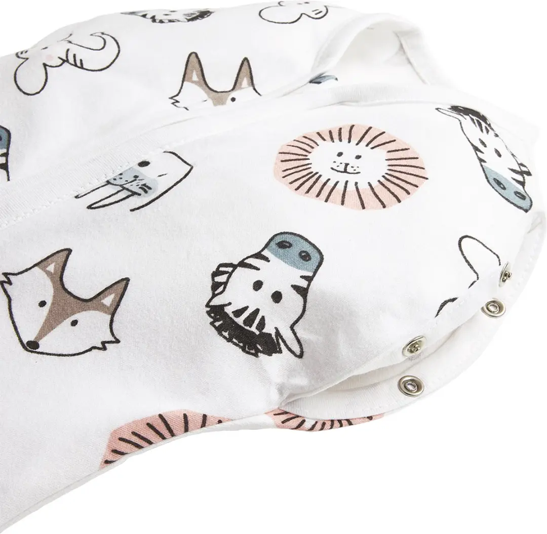 Meyco Baby Animal Inbakerslaapzak 70cm - 0.3 TOG - Multicolor