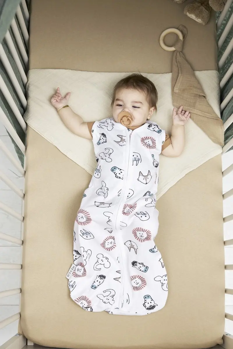 Meyco Baby Animal Inbakerslaapzak 70cm - 0.3 TOG - Multicolor - afbeelding 6 van 6