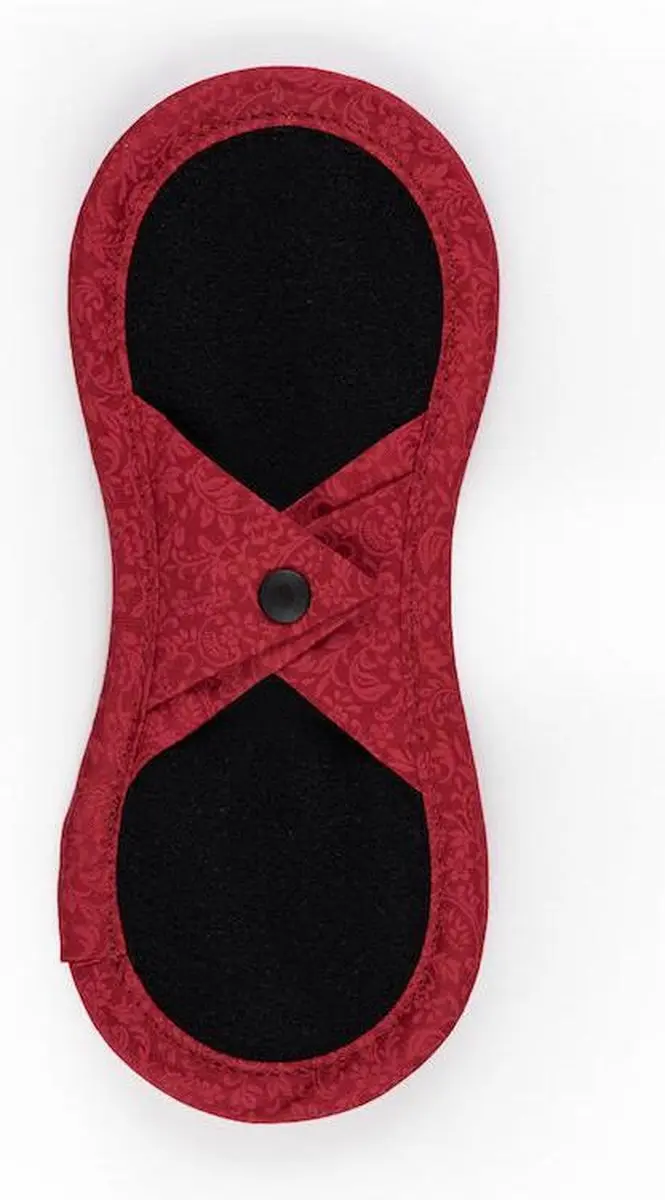 Bamboolik Bio Satin Katoen Inlegkruisjes - Rood