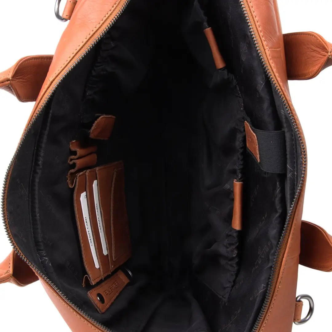 Plevier Lloyd laptoptas 17-17.3 inch cognac.