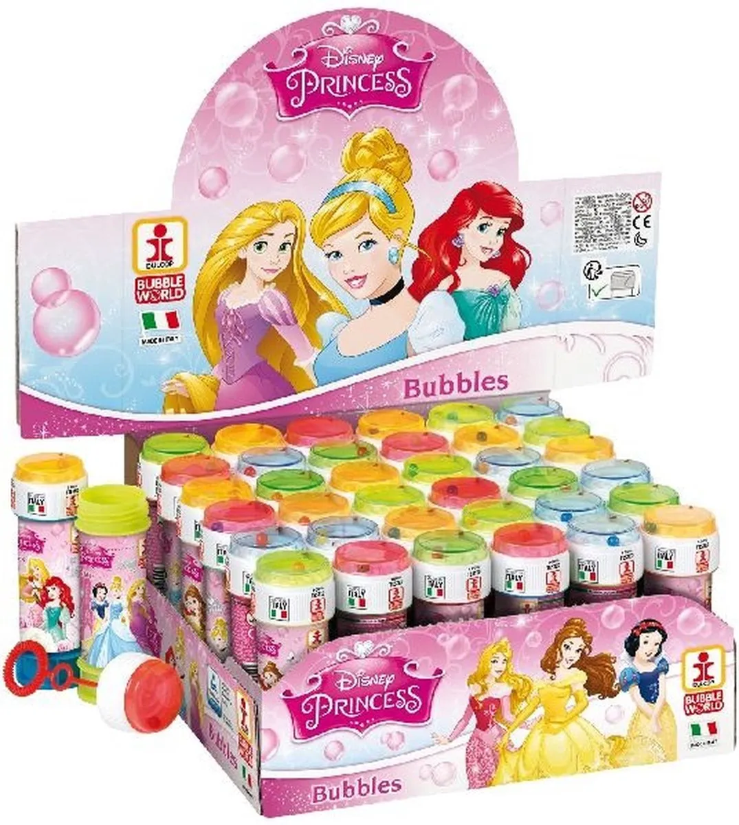 Disney Princess Bellenblaas - 60ml - 36 Stuks - Multicolor