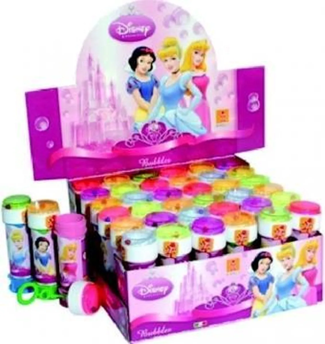 Disney Princess Bellenblaas - 60ml - 36 Stuks - Multicolor