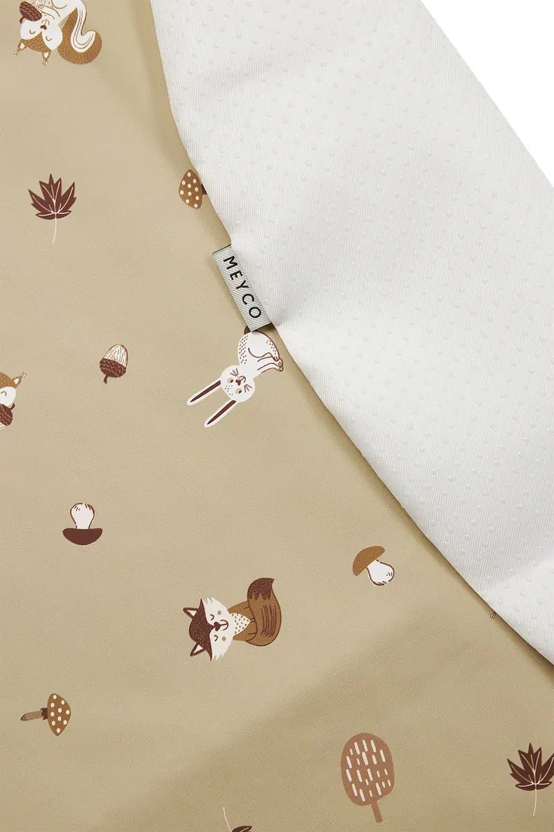 Meyco Baby Forest Animals Knopenmat - ⌀110cm - Sand