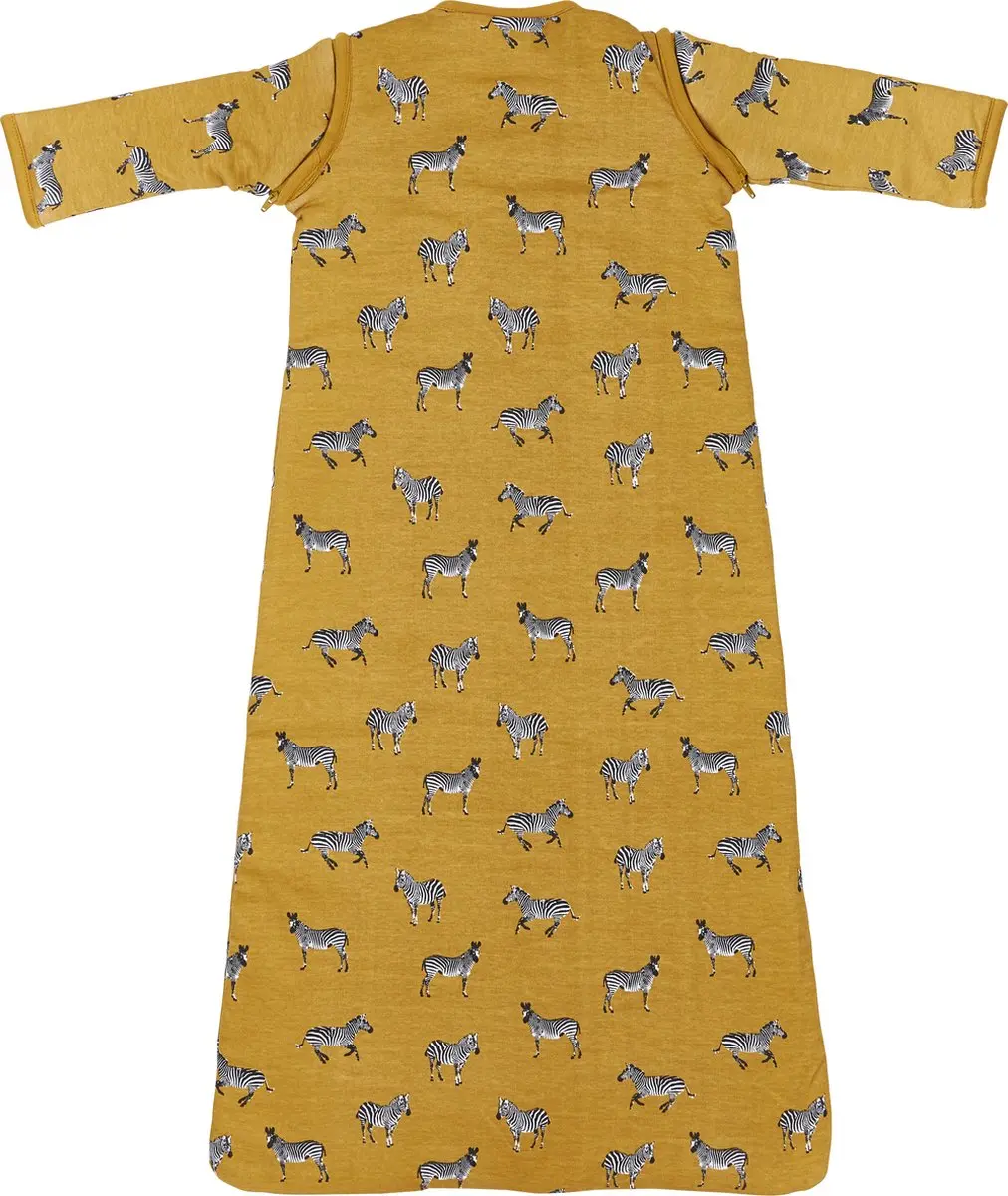 Meyco Baby Zebra Slaapzak - 70cm - Honey Gold