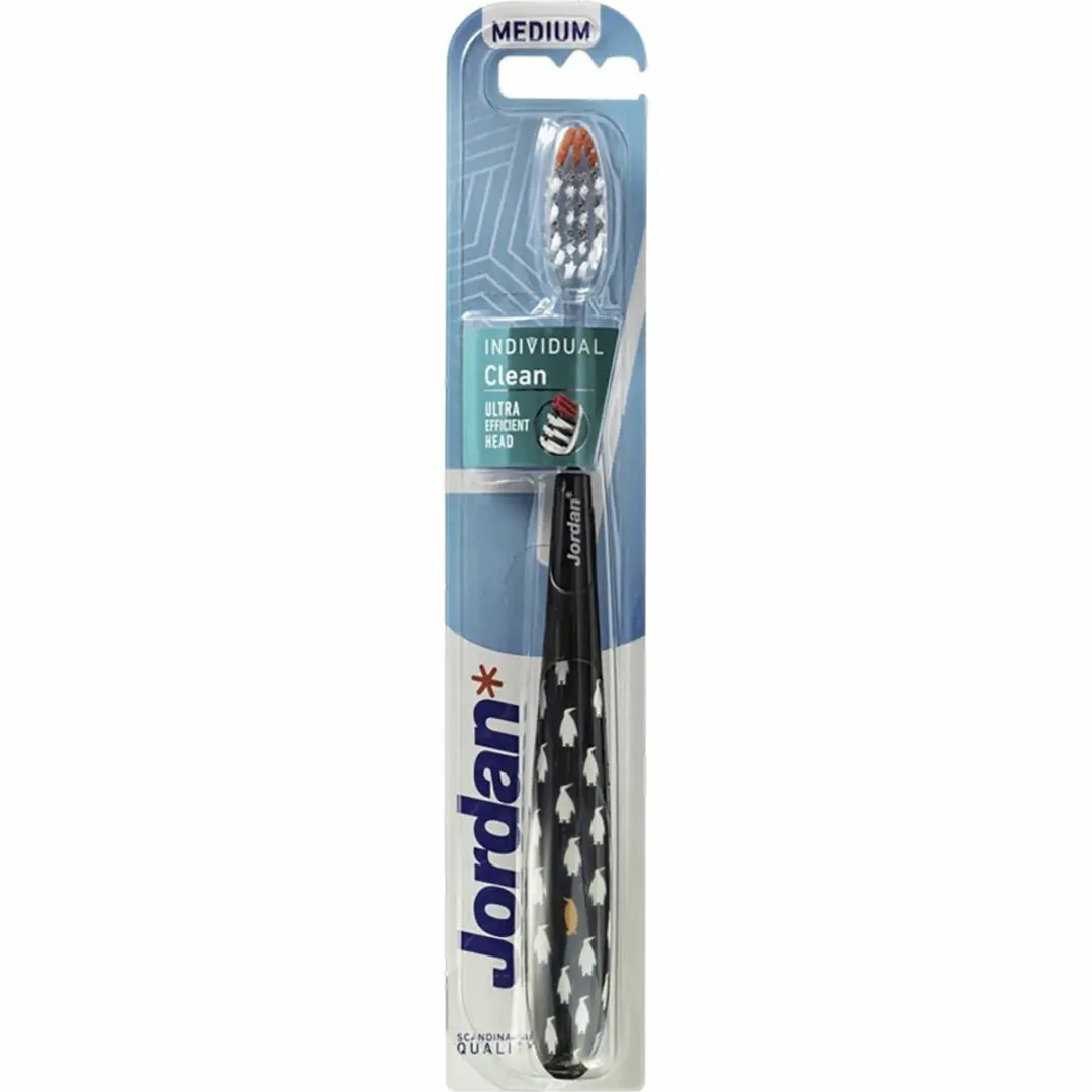 Jordan Tandenborstel Individual Clean Medium - Blauw/Pastel
