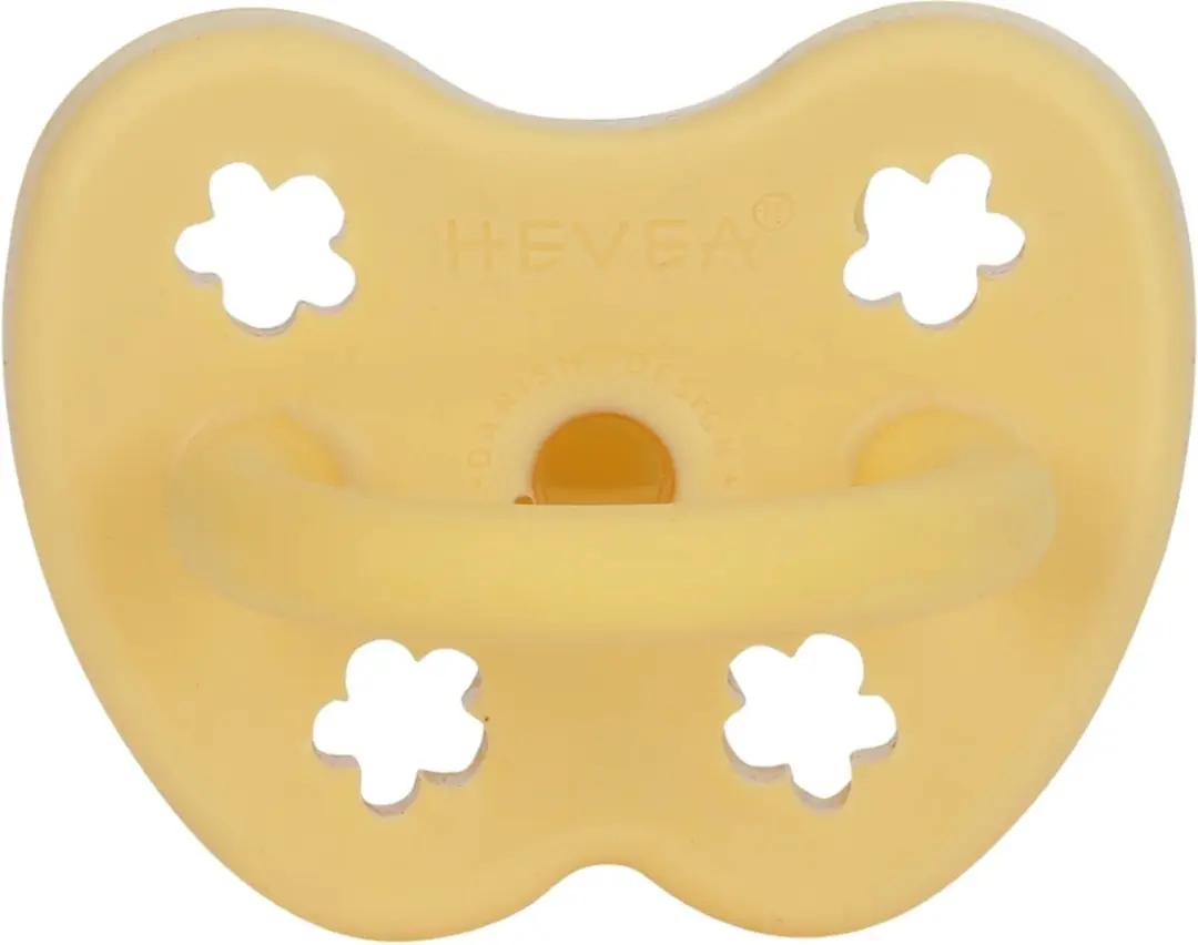 Hevea Orthodontische Fopspeen Banana - 3-36 maanden - Natuurrubber