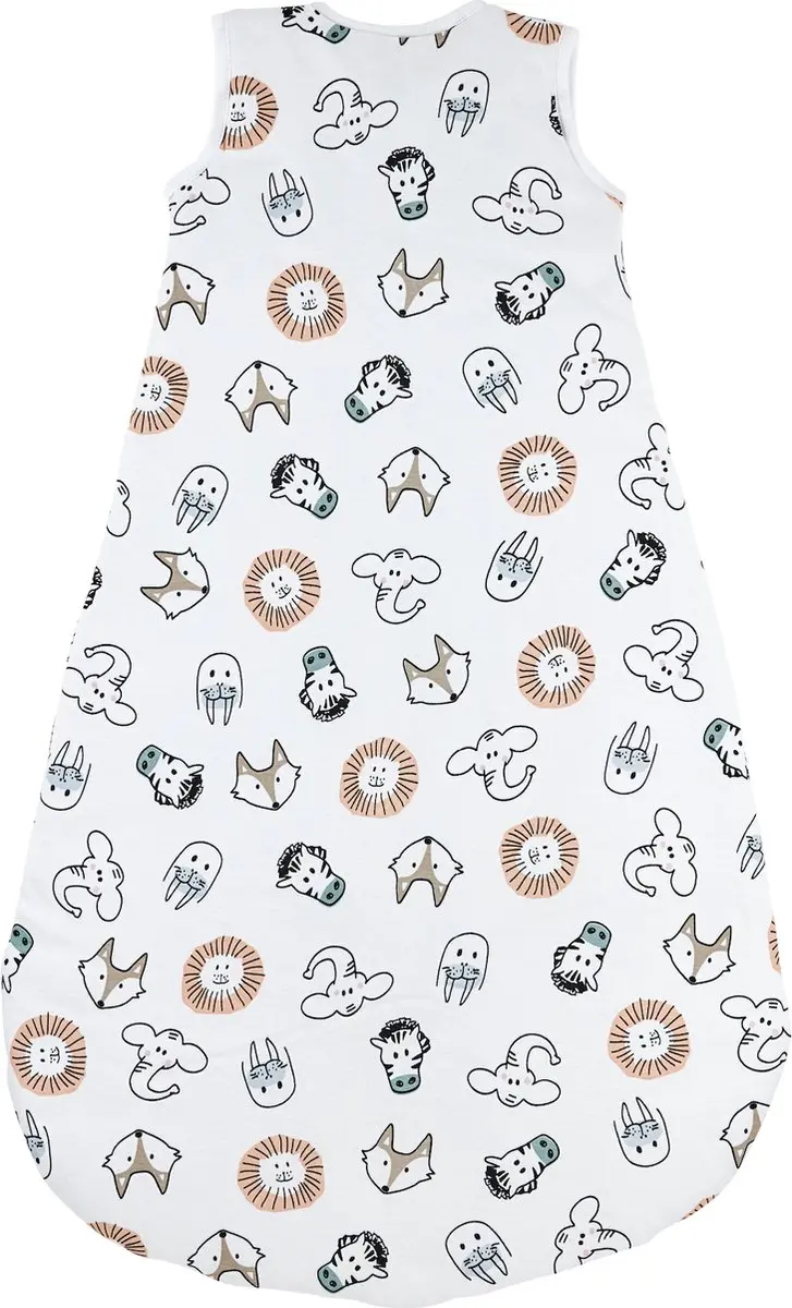 Meyco Baby Animal Zomerslaapzak 110cm - 0.5 TOG - Multicolor