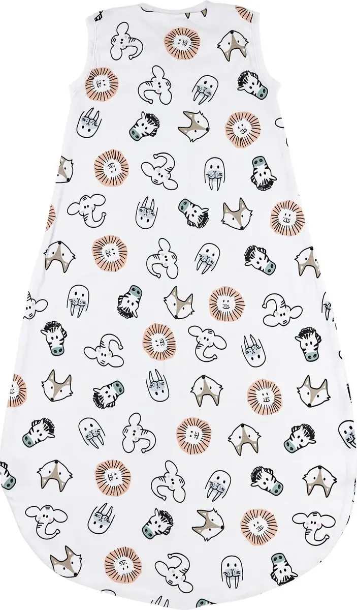 Meyco Baby Animal Zomerslaapzak 110cm - 0.5 TOG - Multicolor - afbeelding 6 van 6