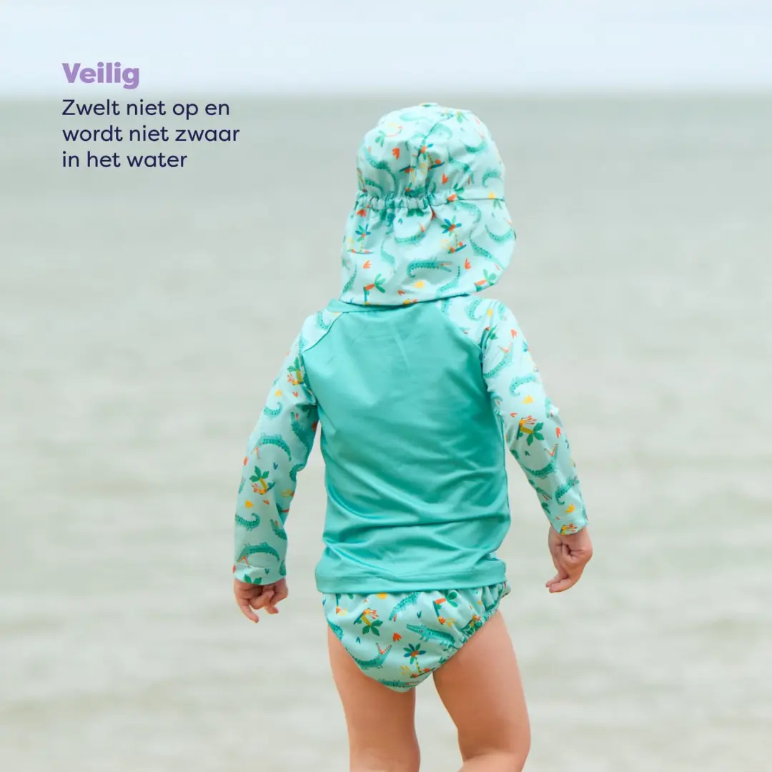 Bambino Mio Herbruikbare Zwemluier 0 - Motief Krokodillen