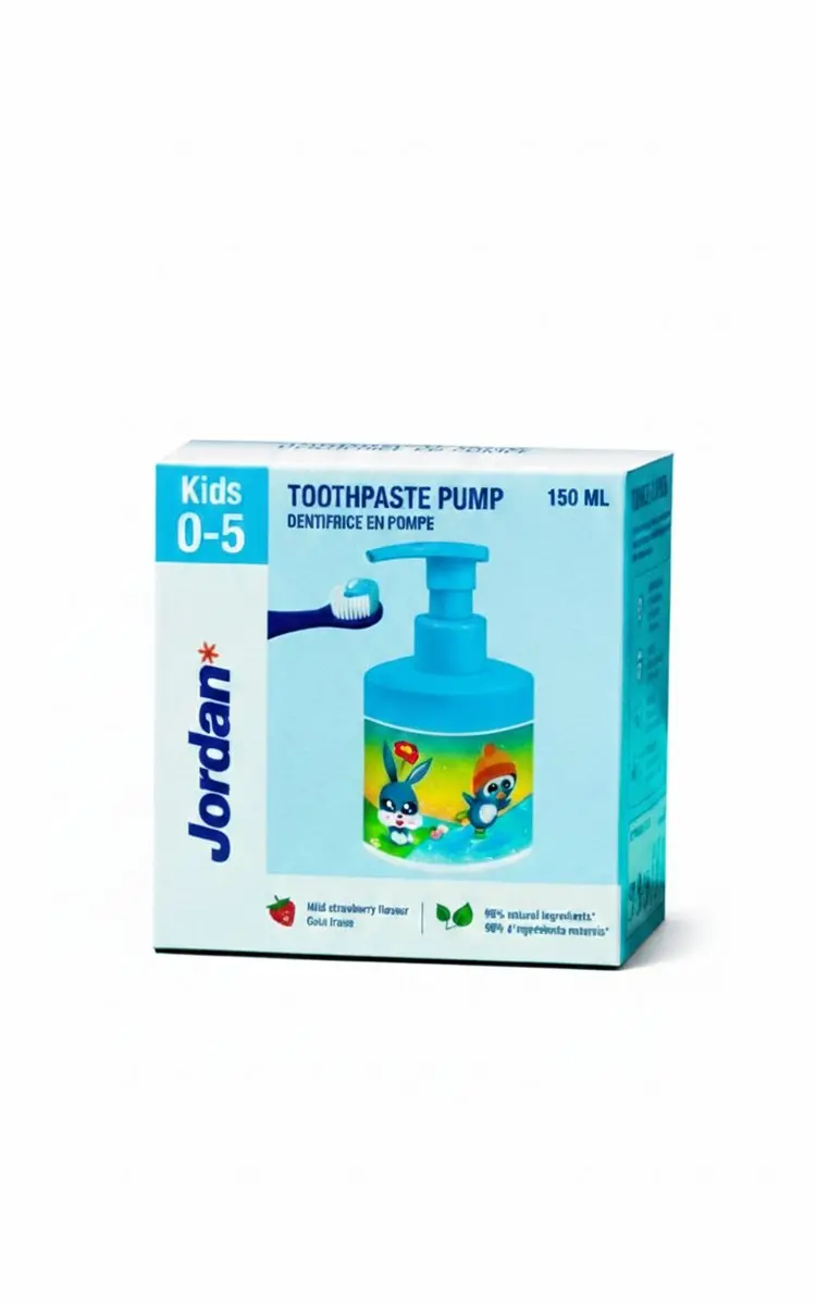Jordan Tandpasta Pomp Kids 0-5 jaar 150ml