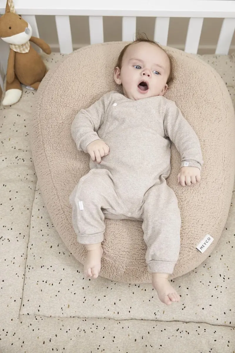 Meyco Baby Teddy Relaxhoes voor Voedingskussen - Sand
