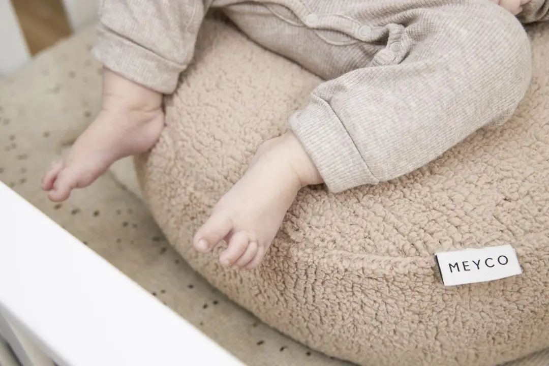Meyco Baby Teddy Relaxhoes voor Voedingskussen - Sand