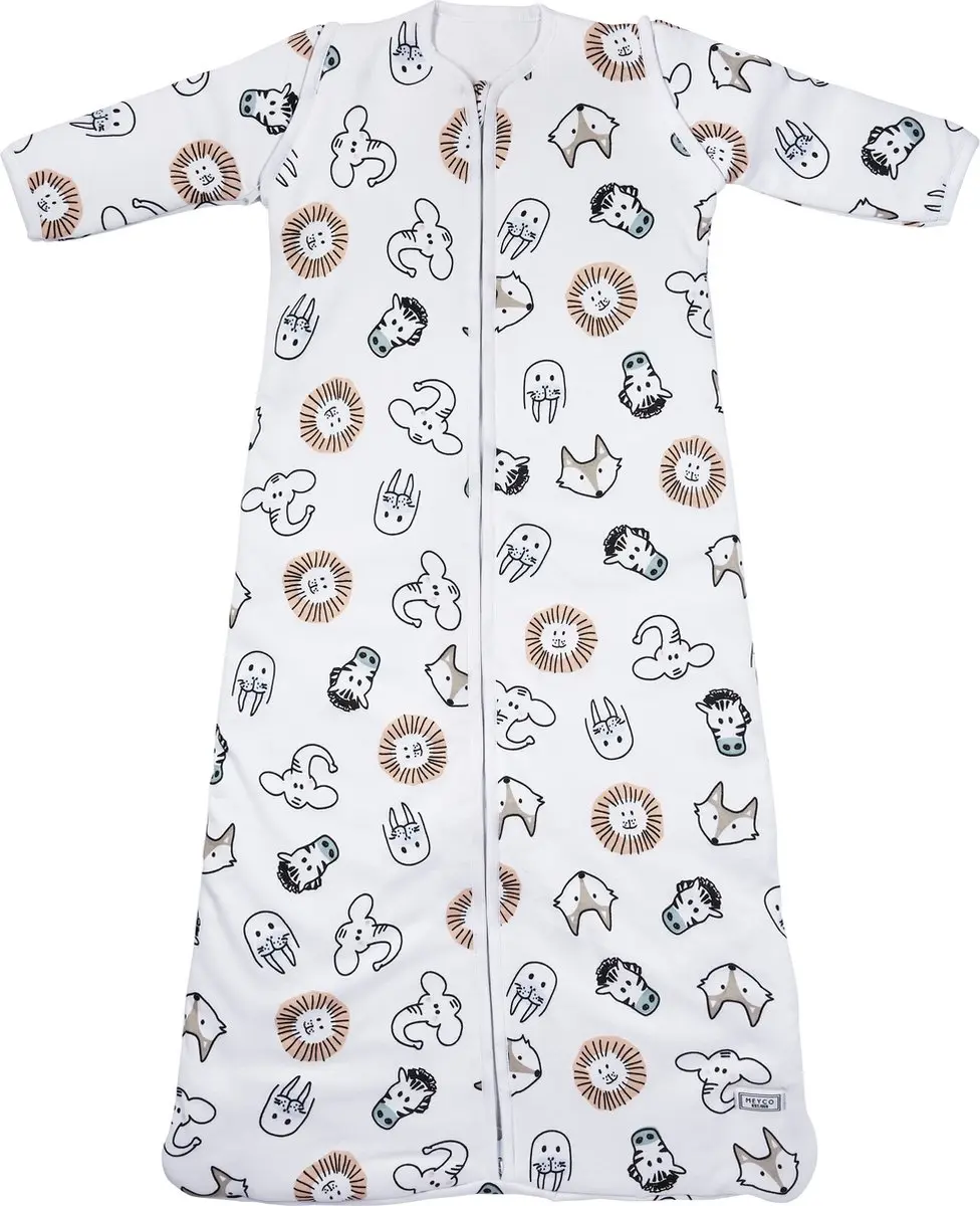 Meyco Baby Slaapzak Winter Animal Multicolour 70cm