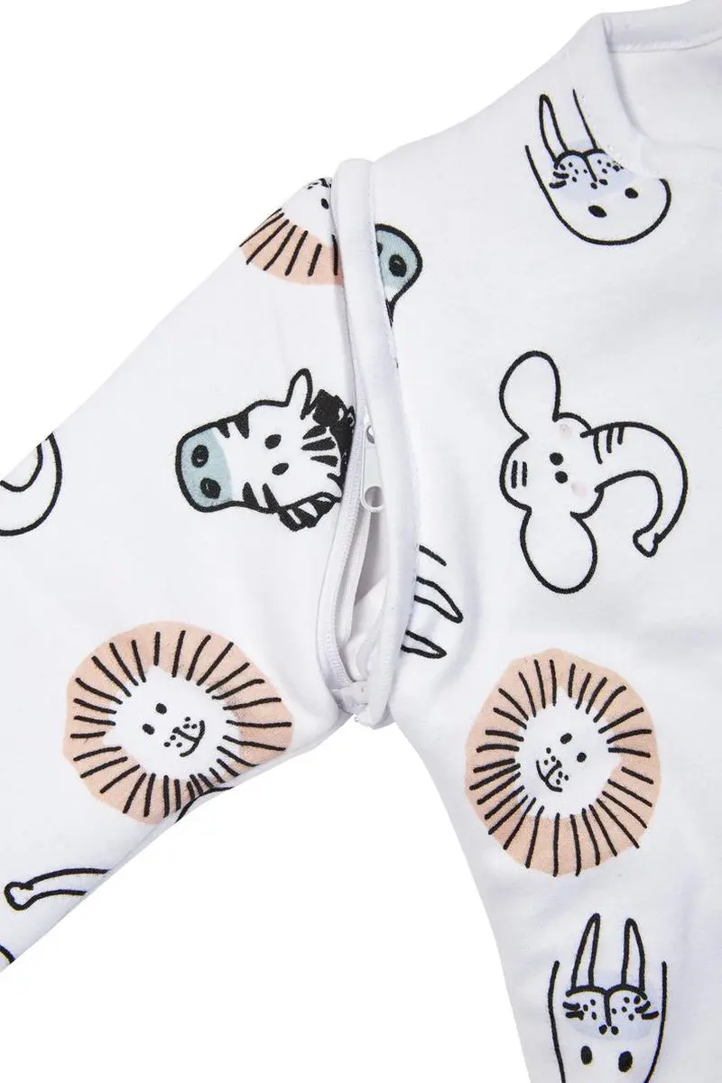 Meyco Baby Slaapzak Winter Animal Multicolour 70cm