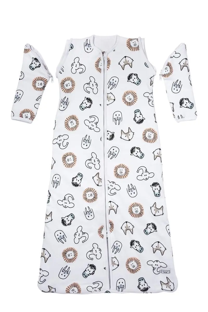 Meyco Baby Slaapzak Winter Animal Multicolour 70cm
