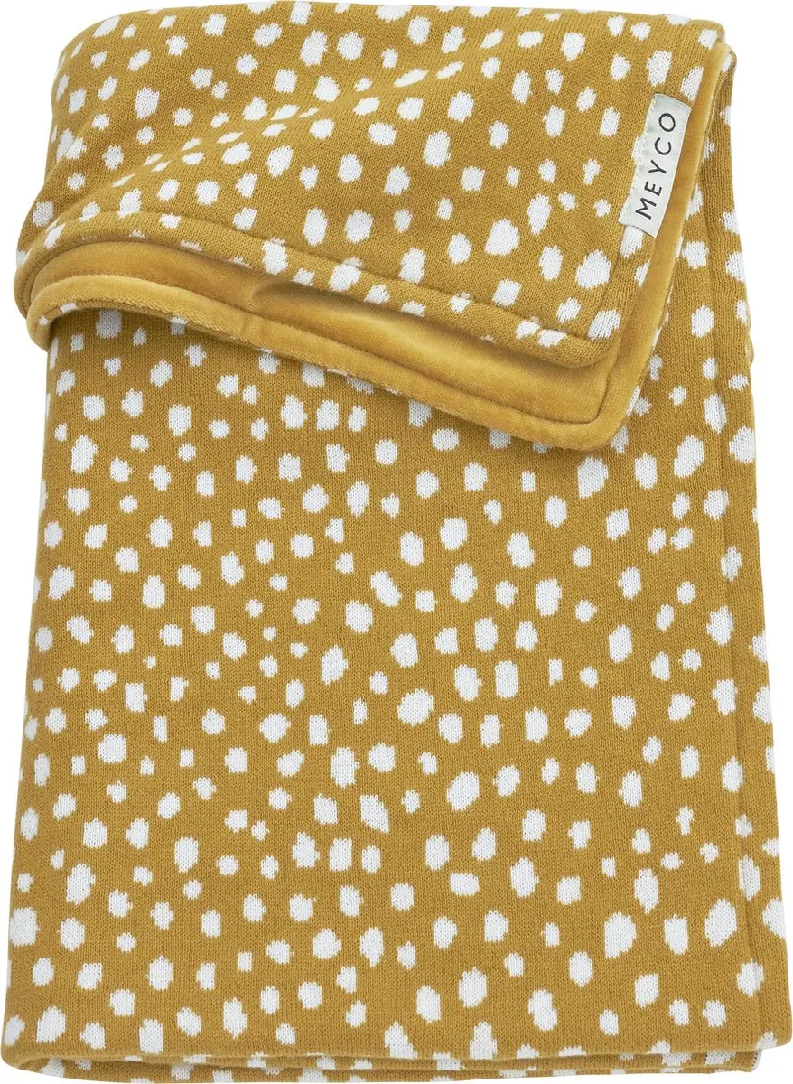 Meyco Baby Cheetah Velvet Ledikantdeken 100x150cm