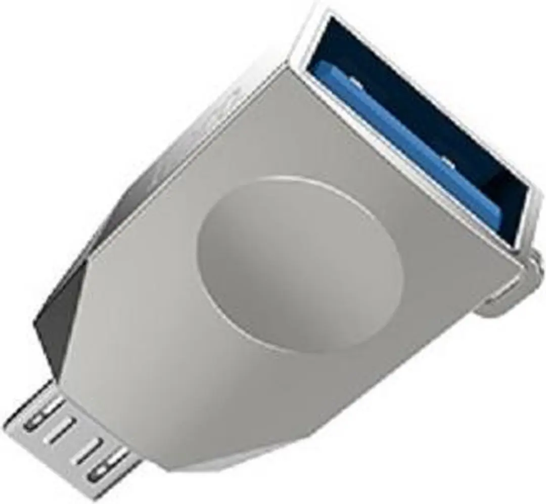 Hoco UA10 Micro-USB naar USB Adapter - OTG Support - Grijs