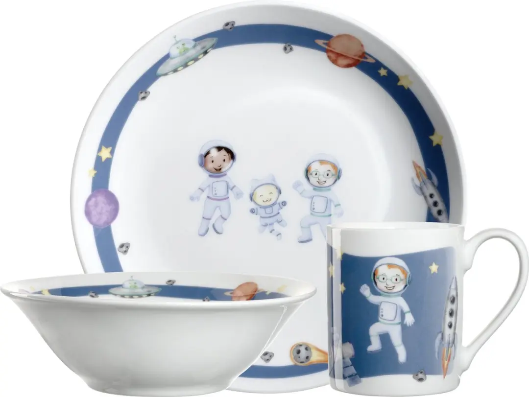 Leonardo AVVENTURA Ruimte Set Kinderservies 3-delig