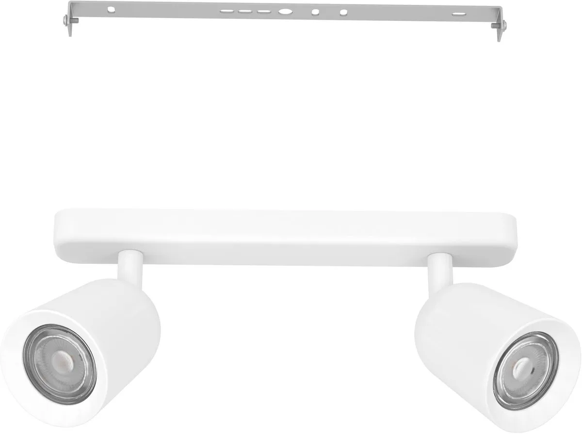 Eglo Camaldoli Spot GU10 - 2x 10W - Wit - Kantelbaar