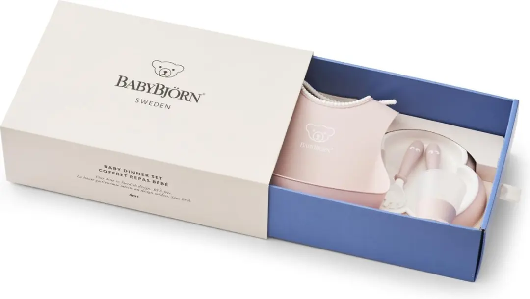 BabyBjörn Baby Serviesset 070064 - 5-delig - Pastelroze
