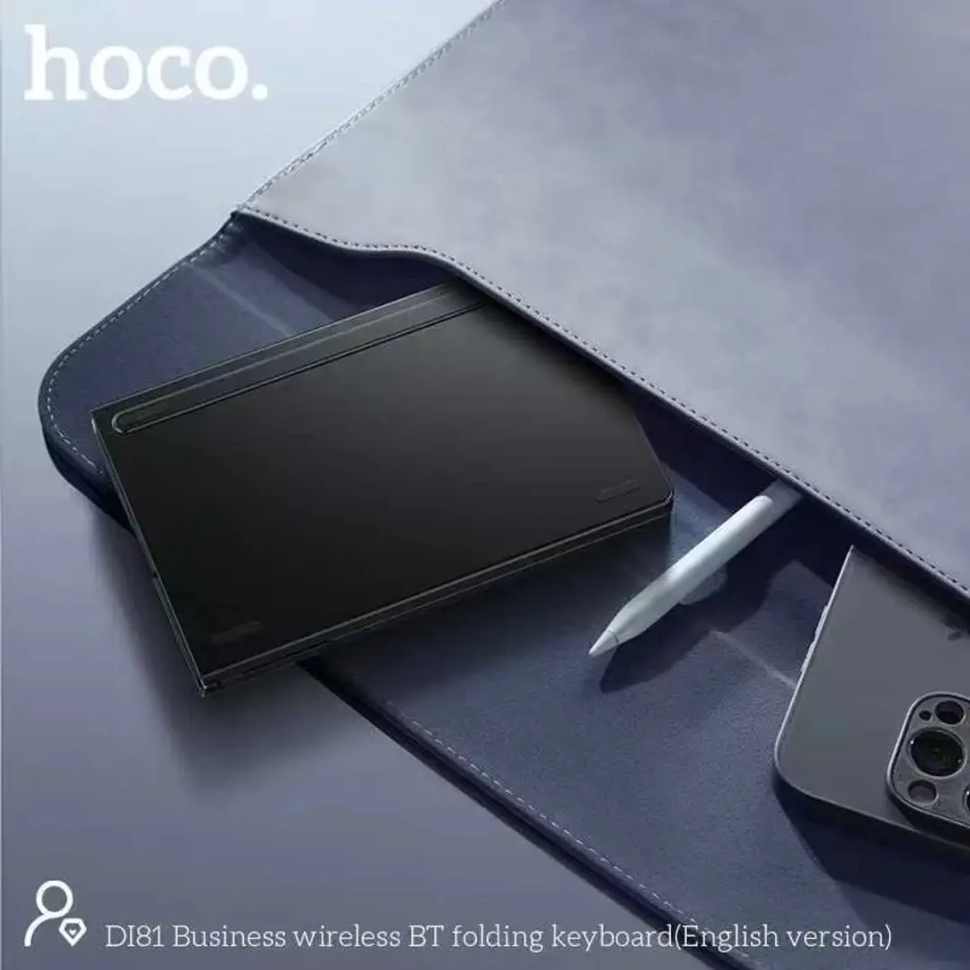 Hoco DI81 Opvouwbaar Toetsenbord - Zwart