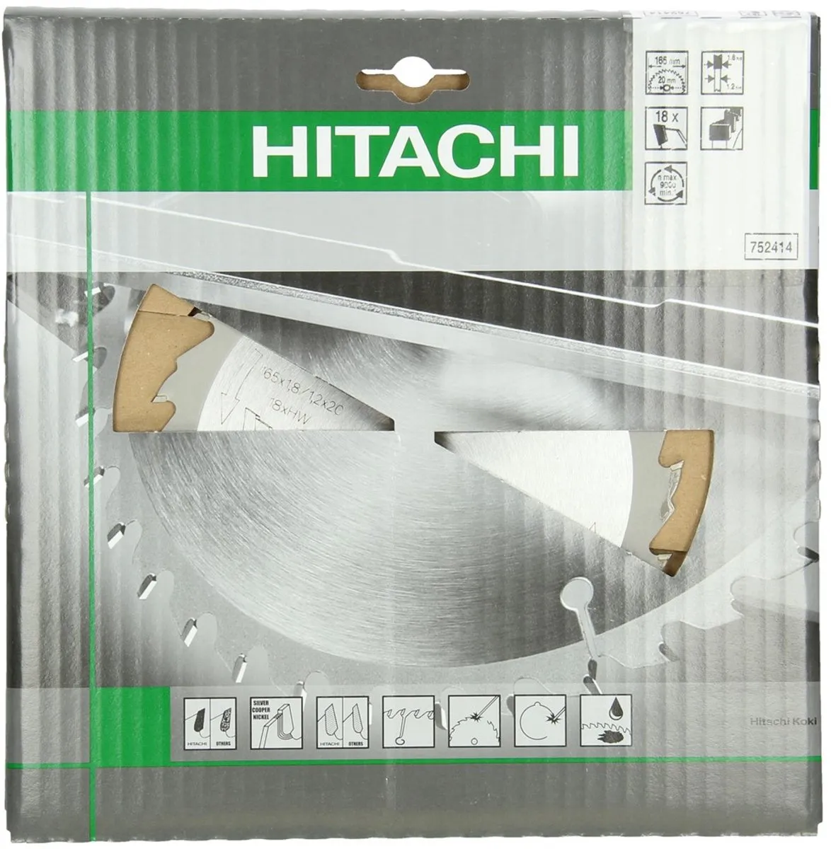 Hikoki HM Cirkelzaagblad 165x20 18 Tanden