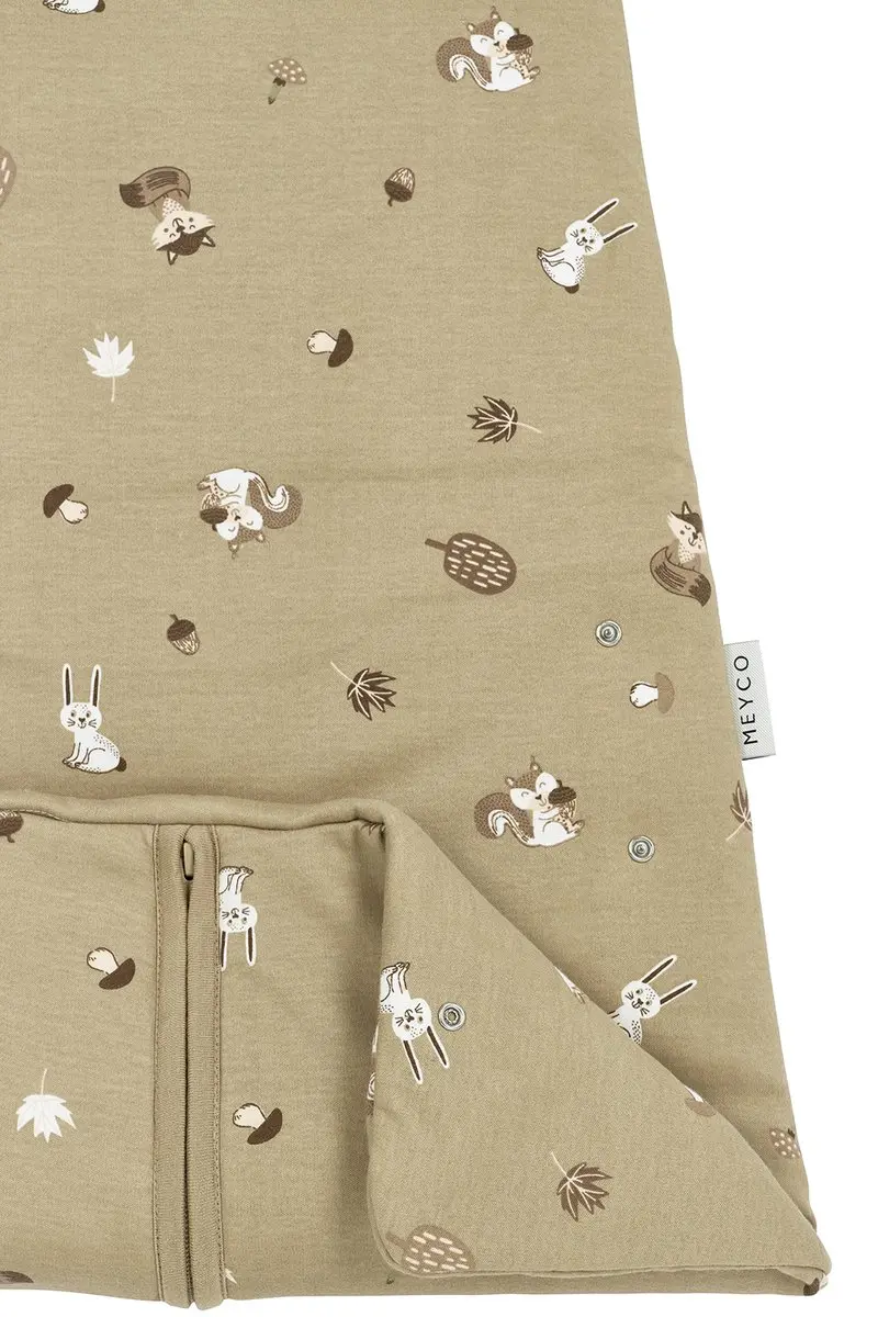 Meyco Baby Forest Animals Slaapzak 4 Seizoenen - 3.0 TOG - Sand