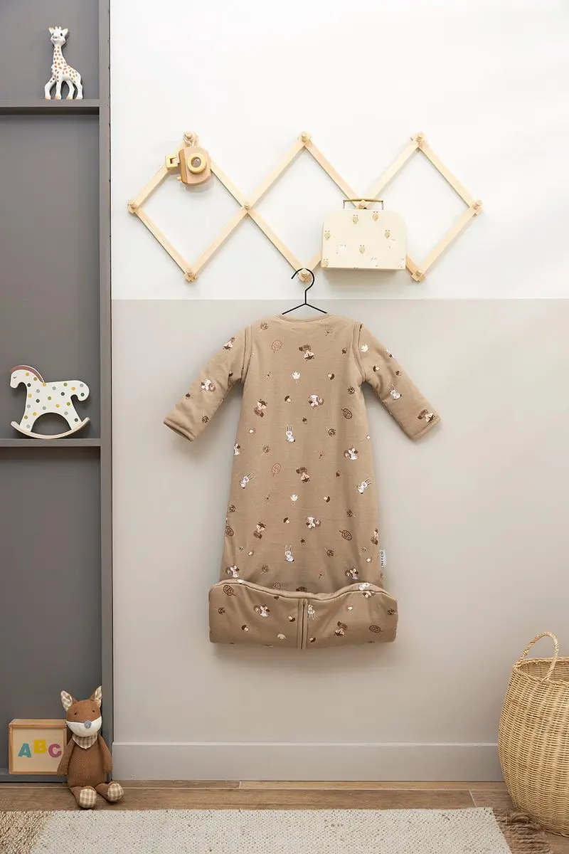 Meyco Baby Forest Animals Slaapzak 4 Seizoenen - 3.0 TOG - Sand