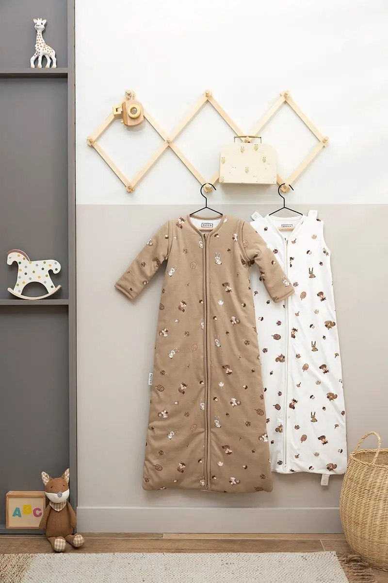 Meyco Baby Forest Animals Slaapzak 4 Seizoenen - 3.0 TOG - Sand - afbeelding 6 van 6