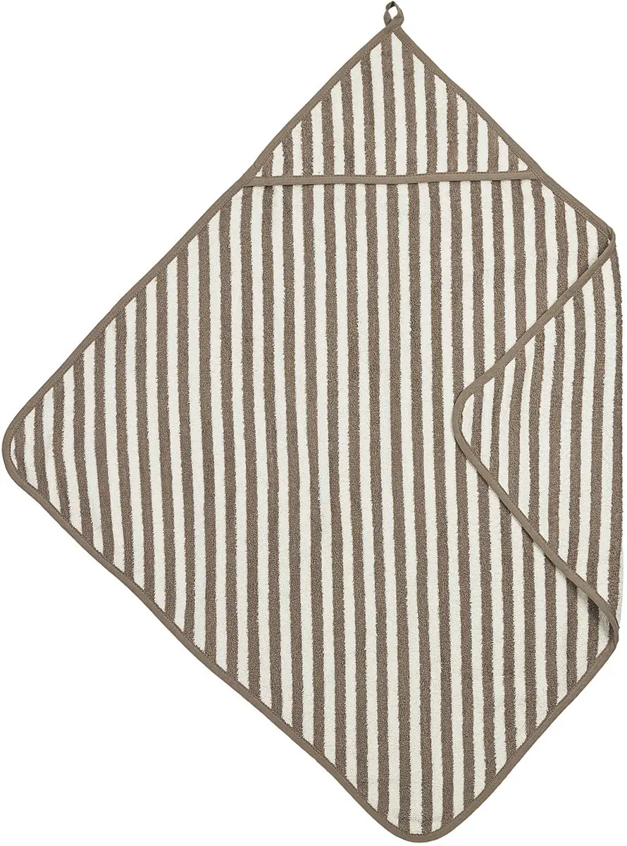 Meyco Baby Fat Stripe Badcape 75x75cm