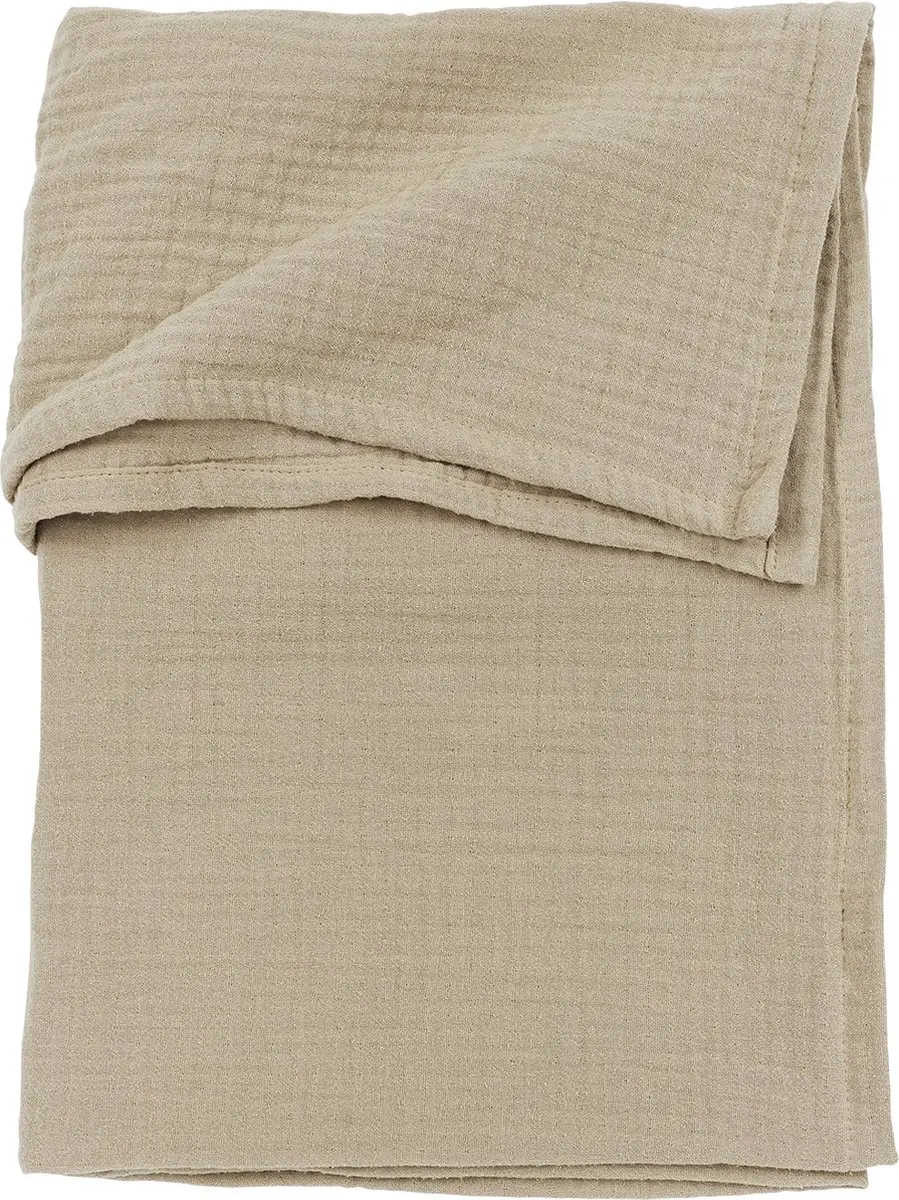Meyco Baby Uni Ledikantlaken 100x150cm - Sand - 0.3 TOG