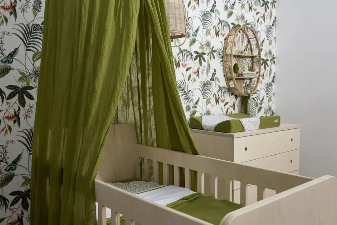 Meyco Baby Uni Klamboe Avocado - Ø55cm - afbeelding 6 van 6