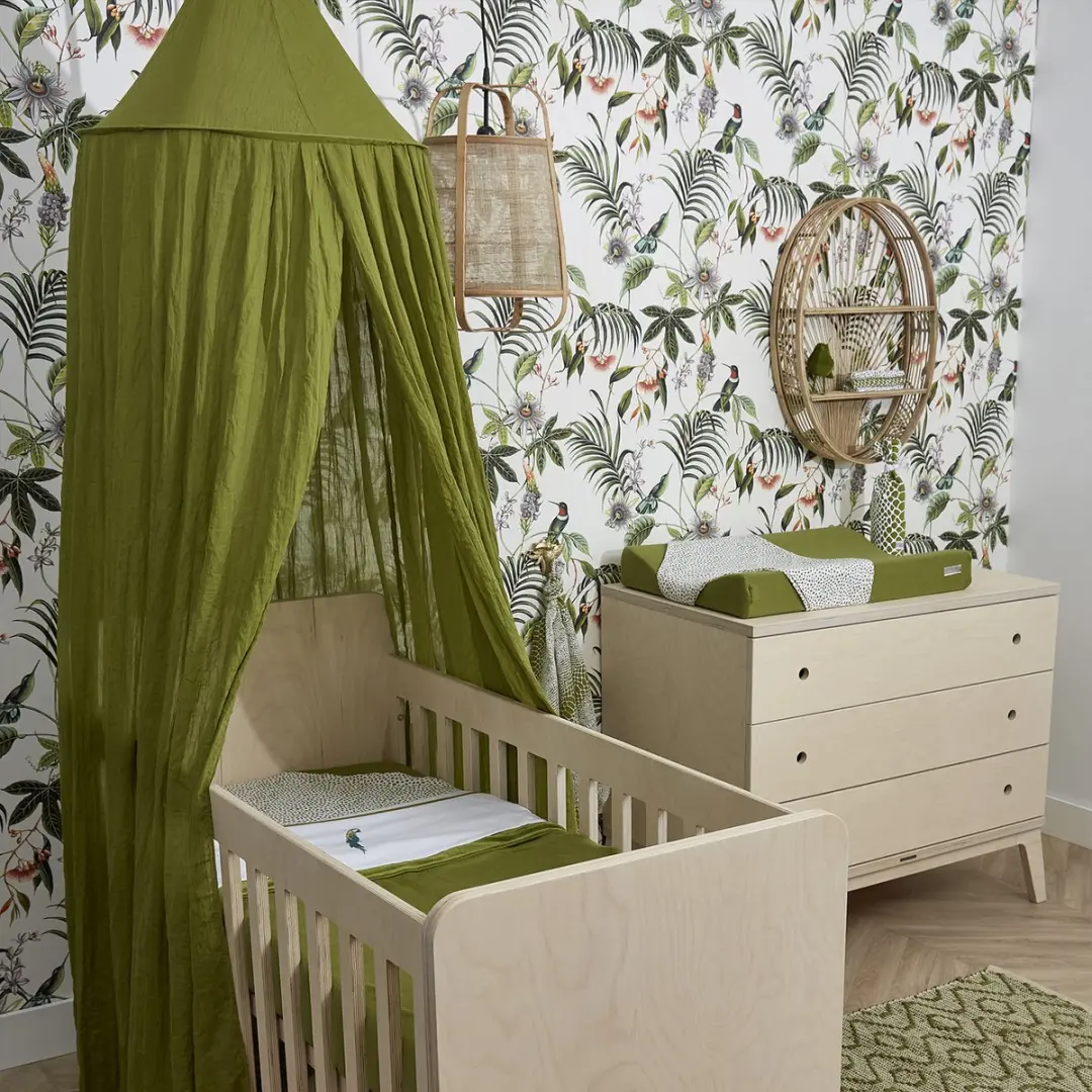 Meyco Baby Uni Klamboe Avocado - Ø55cm