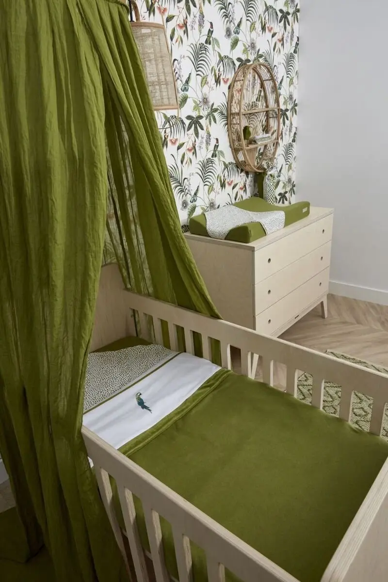 Meyco Baby Uni Klamboe Avocado - Ø55cm