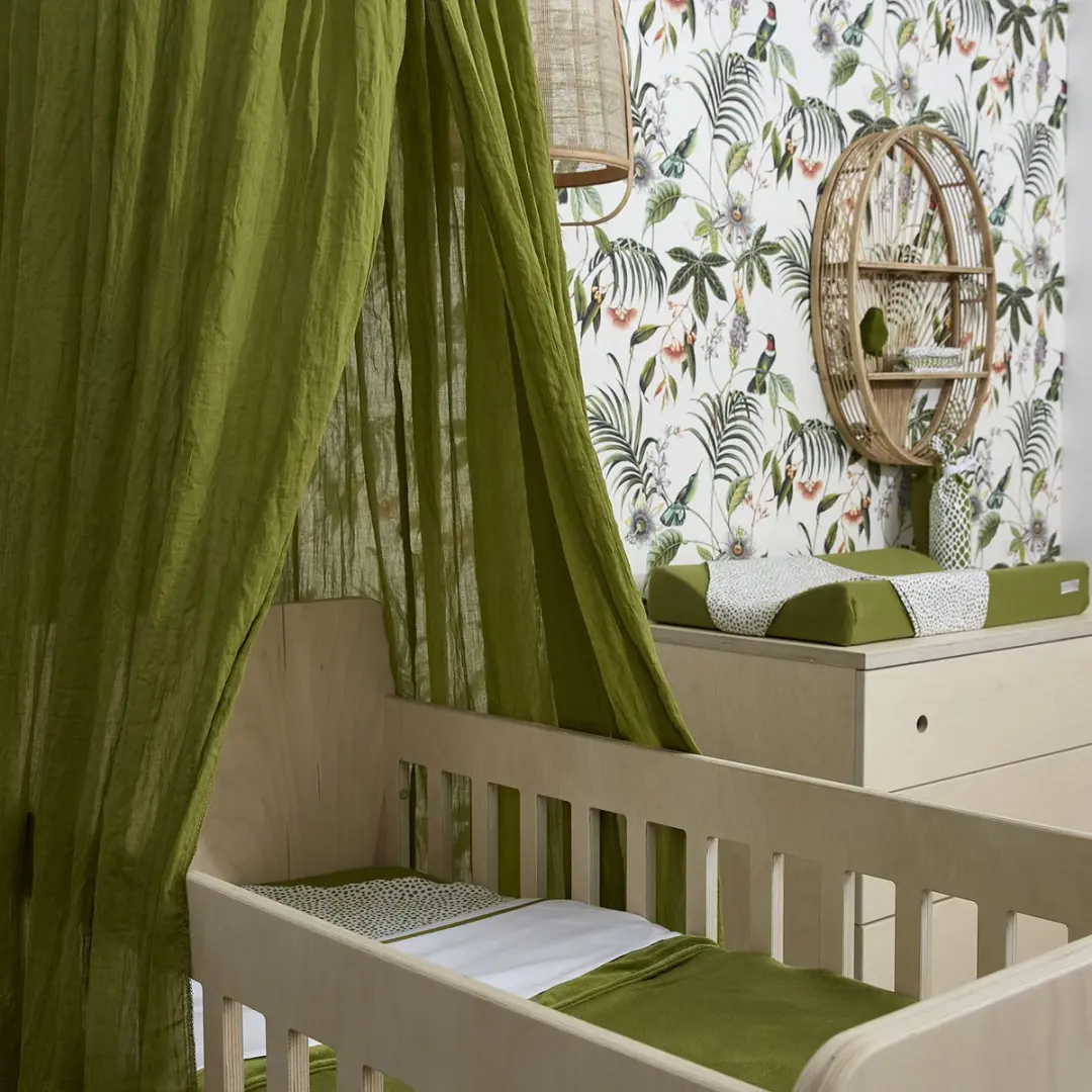 Meyco Baby Uni Klamboe Avocado - Ø55cm