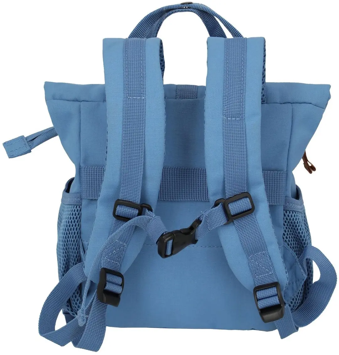 Travelite Basics Short Handle Rollup Rugzak - 1 Vak - Blauw