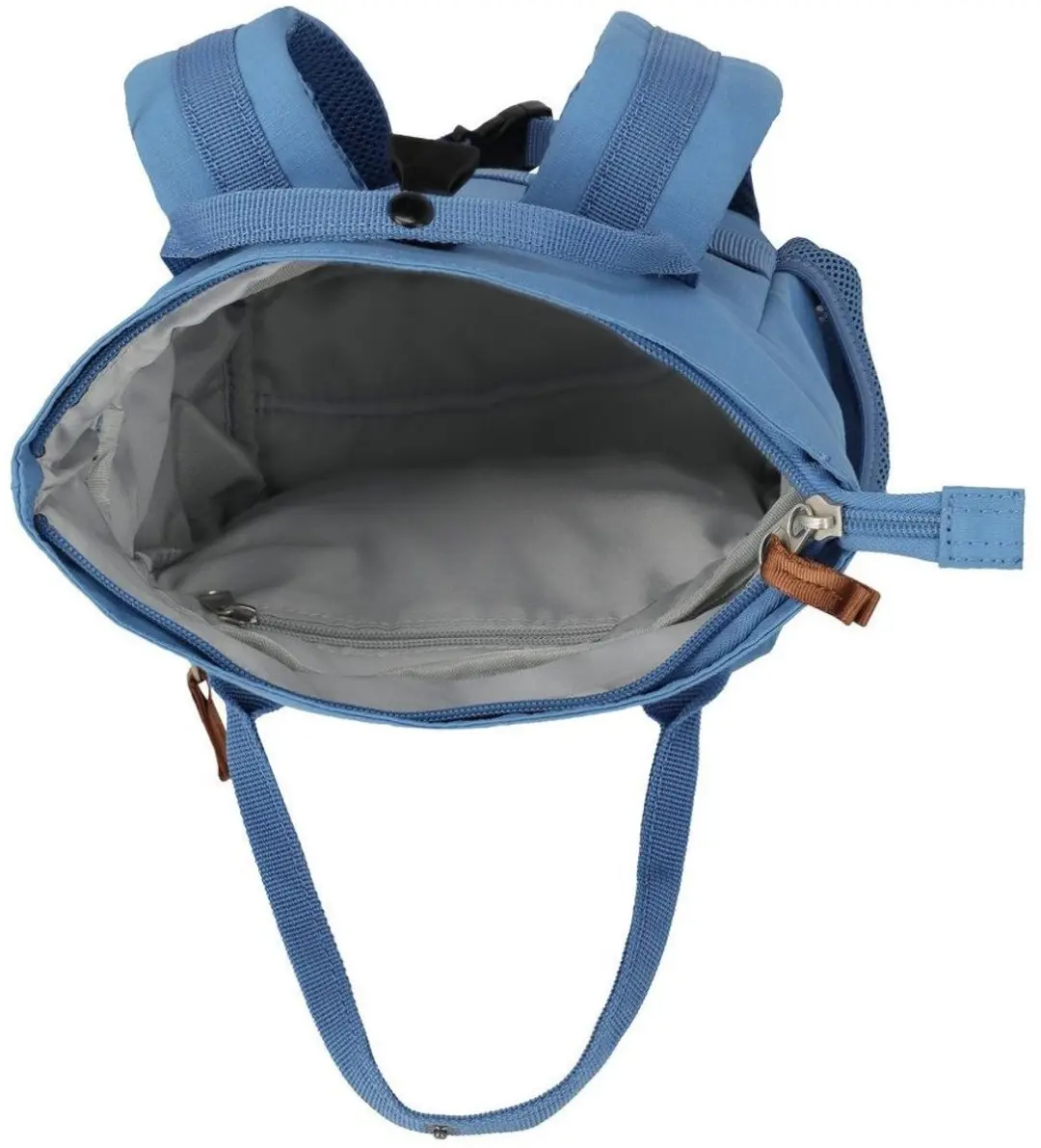 Travelite Basics Short Handle Rollup Rugzak - 1 Vak - Blauw