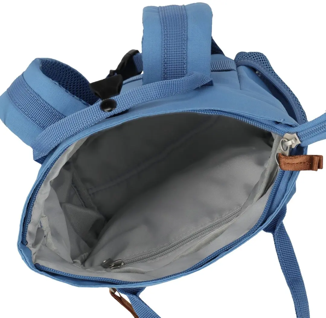 Travelite Basics Short Handle Rollup Rugzak - 1 Vak - Blauw - afbeelding 6 van 6