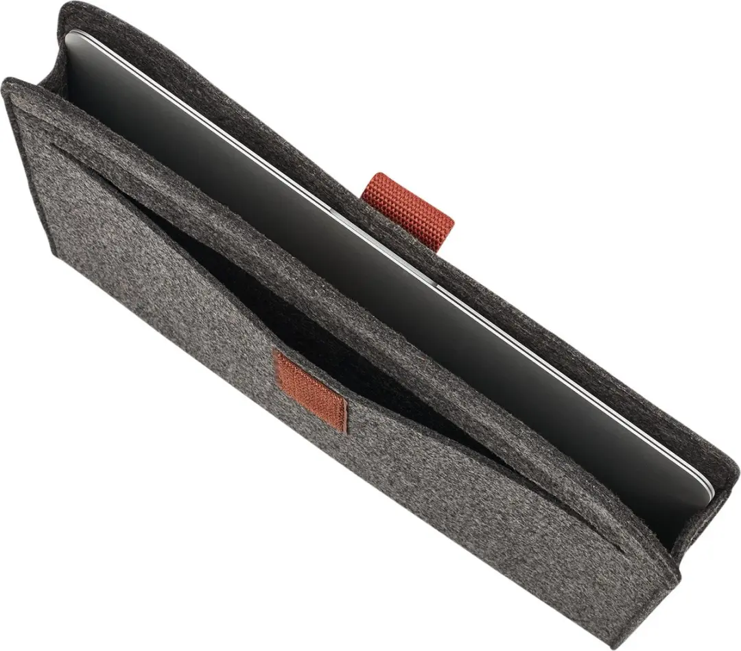 Castelijn & Beerens Vilten Laptophoes 13 inch 649677-LB - Lichtbruin