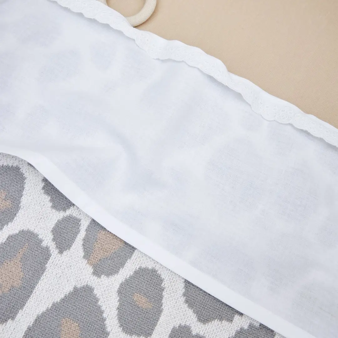 Meyco Baby Lace WiegLaken 75x100cm - 0.3 TOG - Wit