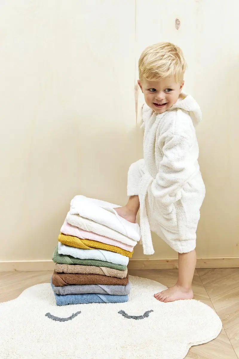 Meyco Baby Badcape 75x75cm - Offwhite