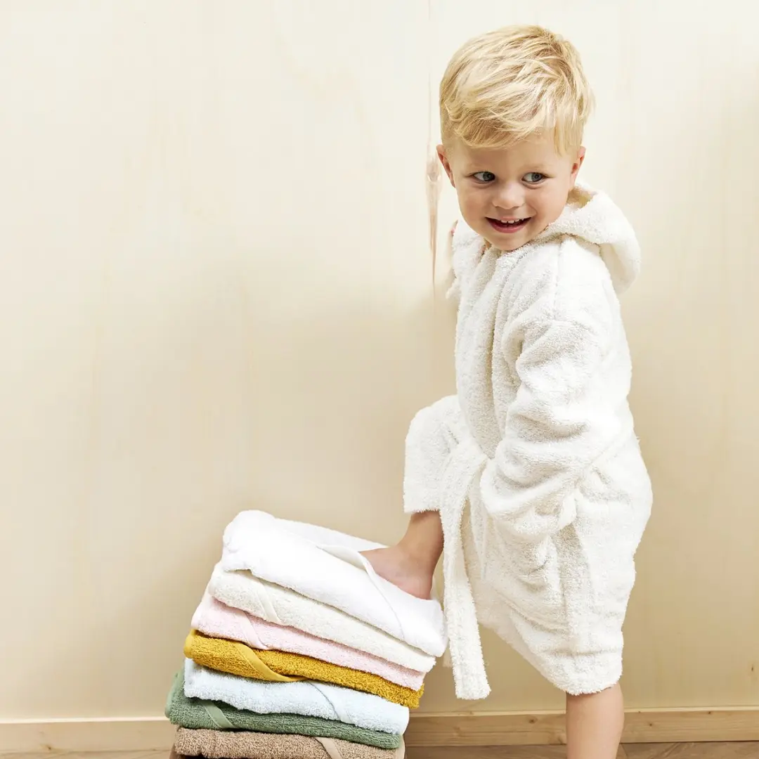 Meyco Baby Badcape 75x75cm - Offwhite