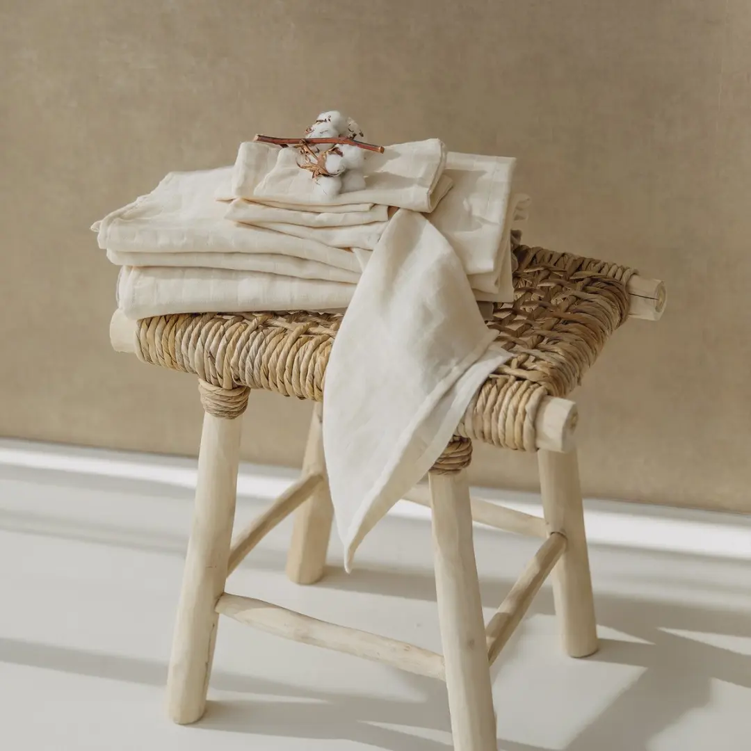 Meyco Baby Nature Hydrofiele Doeken 70x70cm - 6 Stuks