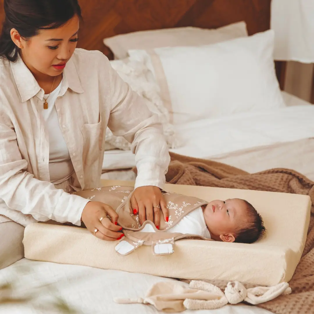 Meyco Baby Uni Aankleedkussenhoes 2-pack - 50x70cm Sand