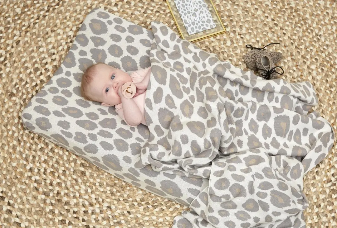 Meyco Baby Panter Ledikantdeken 100x150cm - Multi