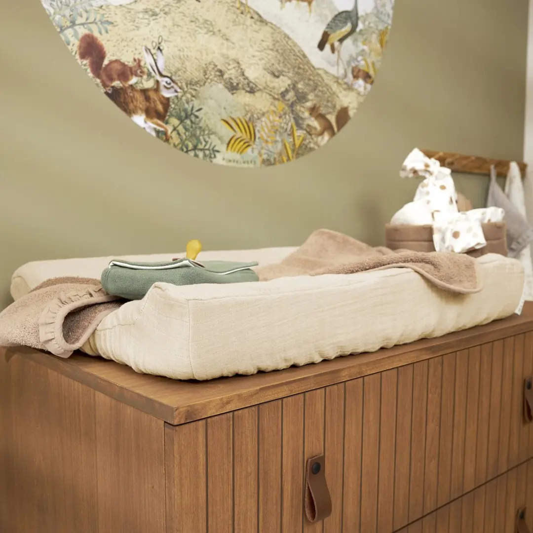 Meyco Baby Uni Aankleedkussenhoes Soft Sand 50x70cm