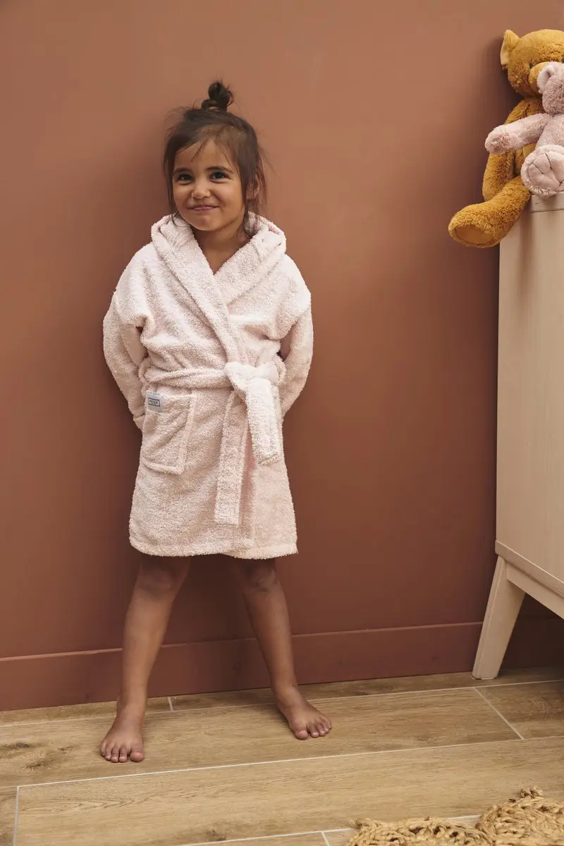 Meyco Baby Uni Badjas - Soft Pink - 86/92