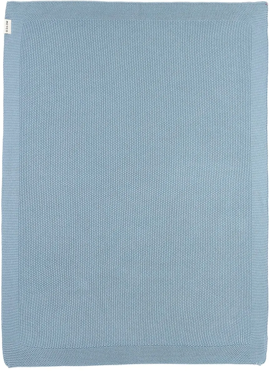 Meyco Baby Mini Relief Wiegdeken Jeans Blue 75x100cm 1.0 TOG
