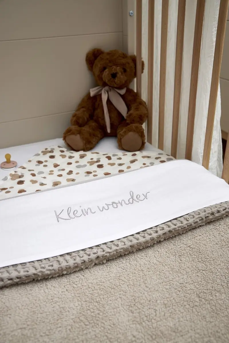 Meyco Baby Klein Wonder WiegLaken 75x100cm - Greige